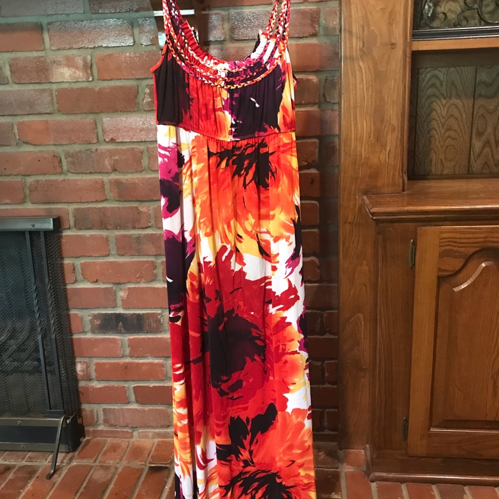 Floral maxi dress